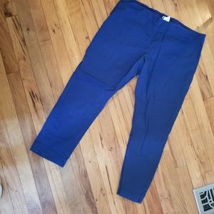 Womens Navy Pants Large